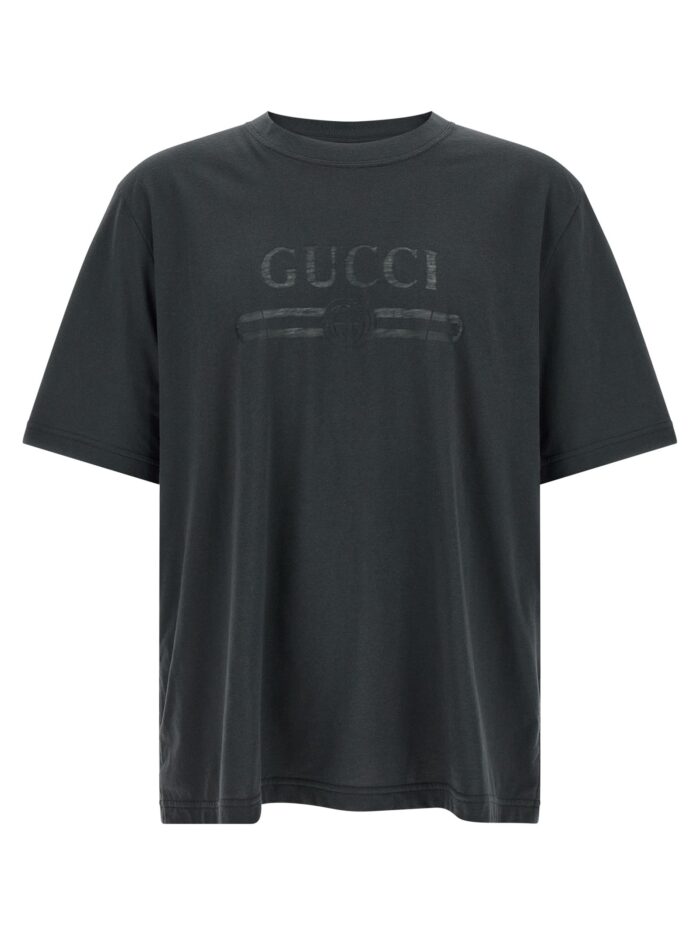 Gucci 'Incrocio GG' Devoré T-shirt