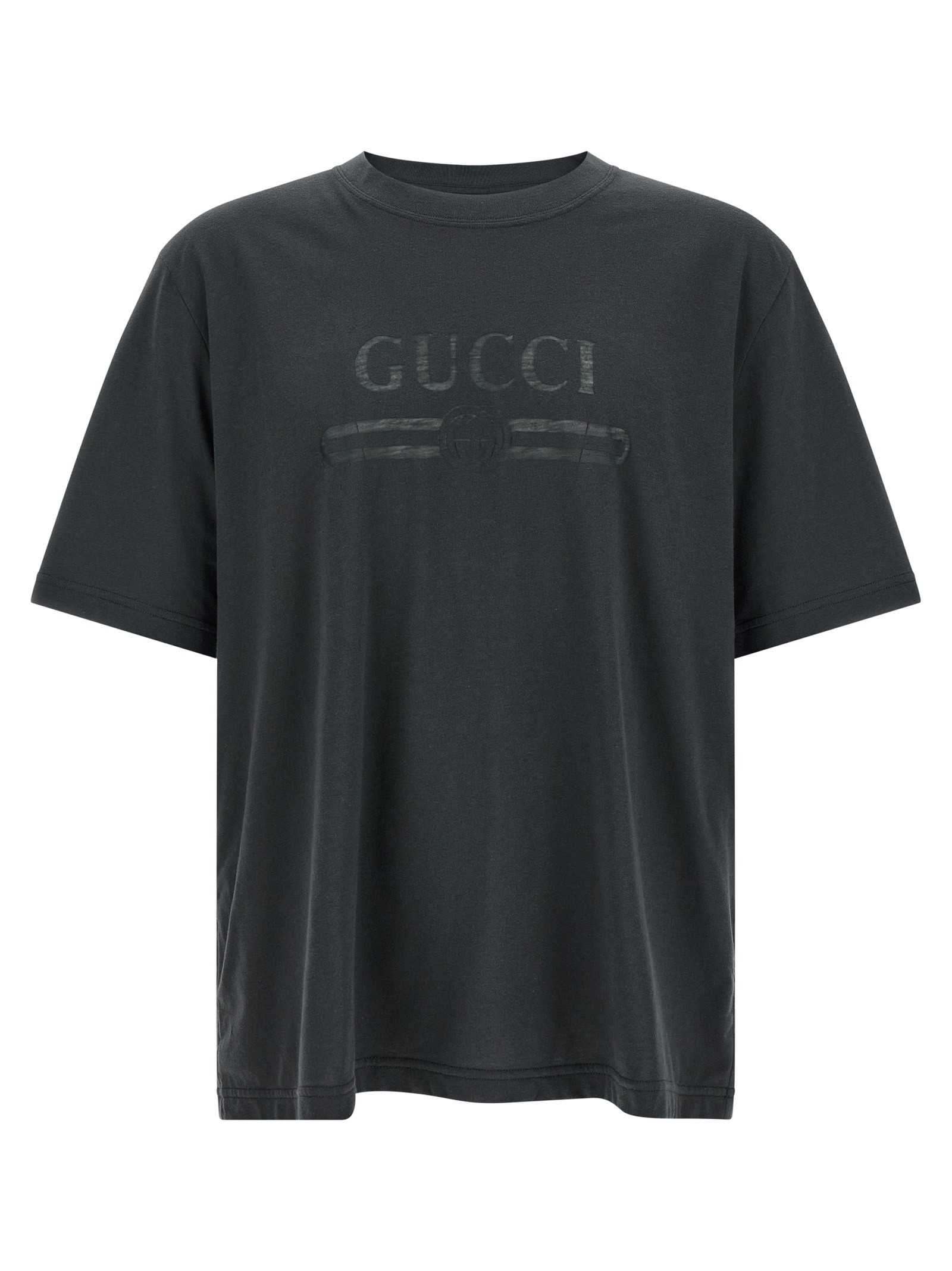 Gucci 'Incrocio GG' Devoré T-shirt