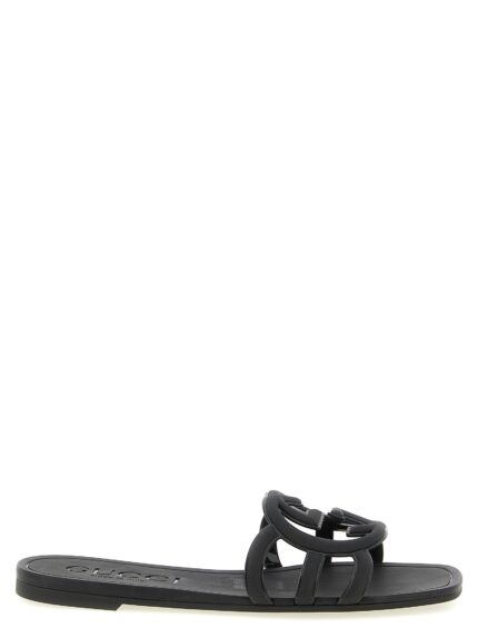 'Incrocio GG' Sandals - 'Gucci Lido' Line