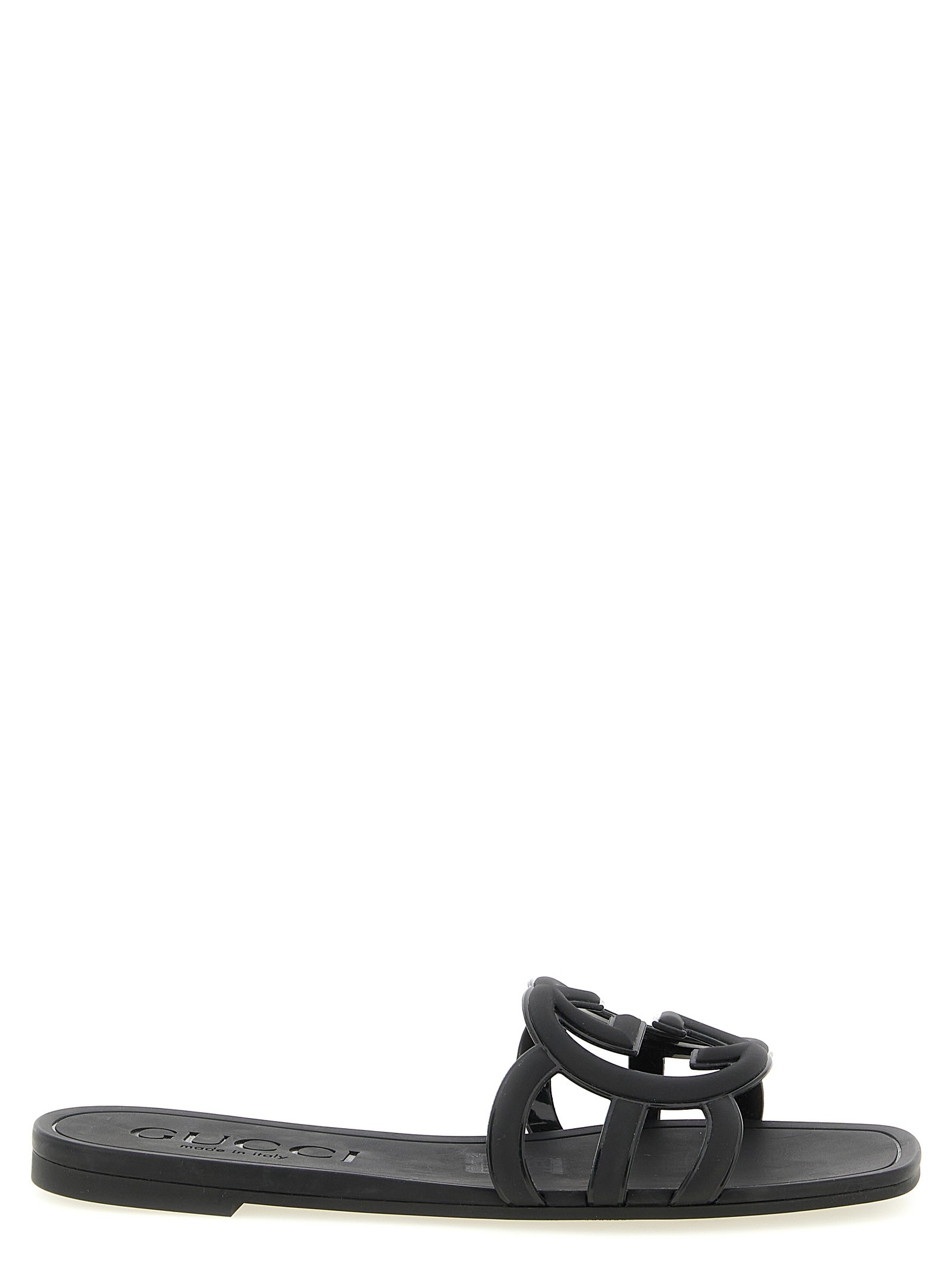 'Incrocio GG' Sandals - 'Gucci Lido' Line