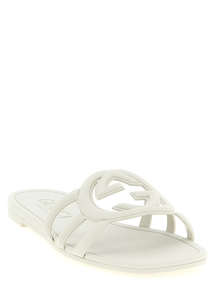 'Incrocio GG' Sandals - 'Gucci Lido' Line