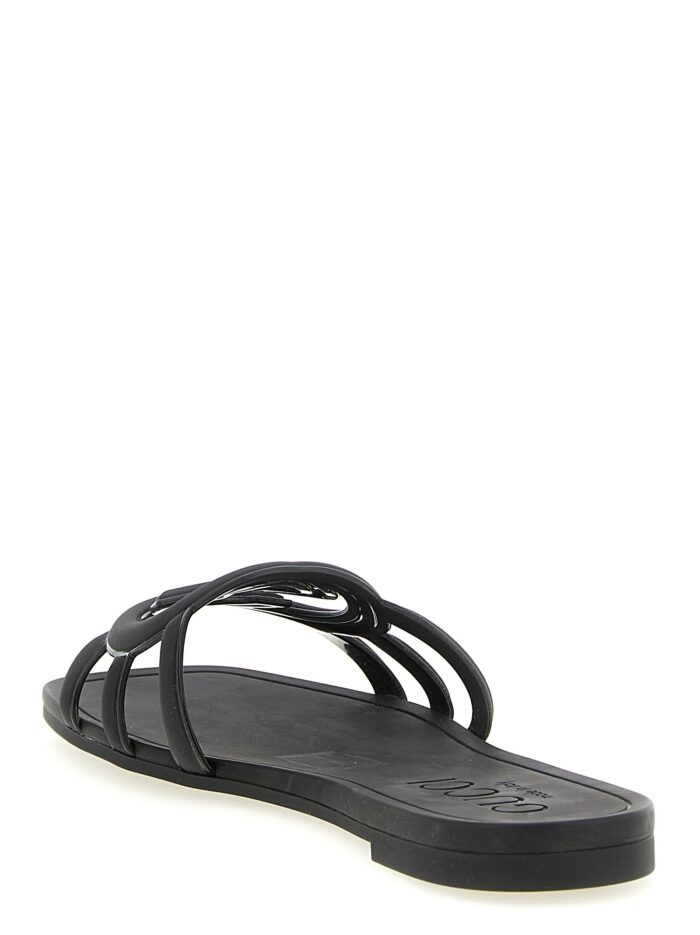 'Incrocio GG' Sandals - 'Gucci Lido' Line