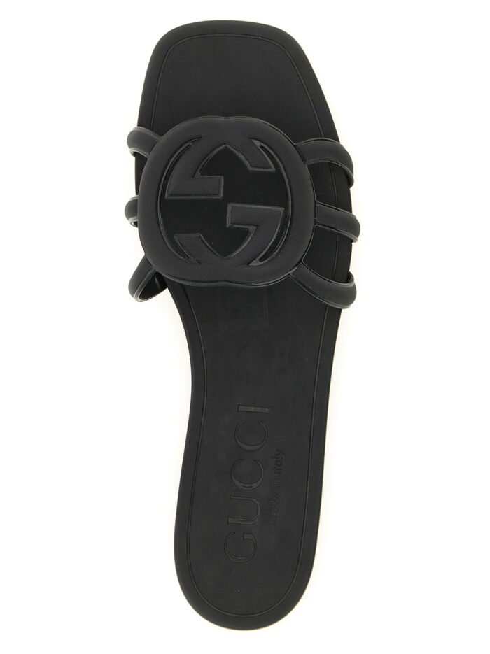 'Incrocio GG' Sandals - 'Gucci Lido' Line