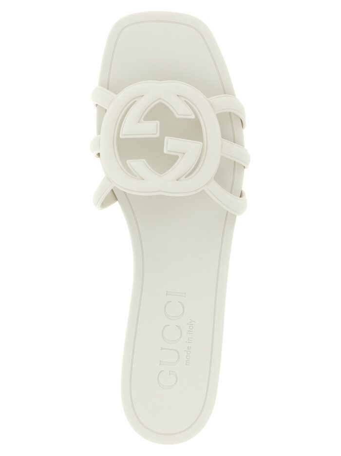 'Incrocio GG' Sandals - 'Gucci Lido' Line