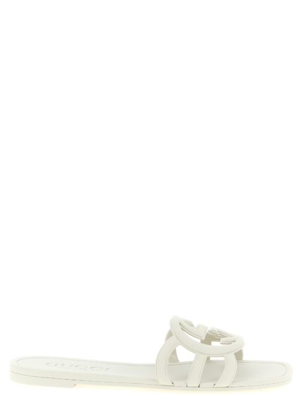 'Incrocio GG' Sandals - 'Gucci Lido' Line
