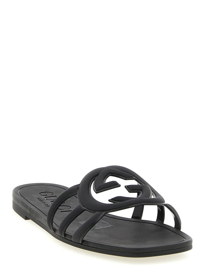 'Incrocio GG' Sandals - 'Gucci Lido' Line
