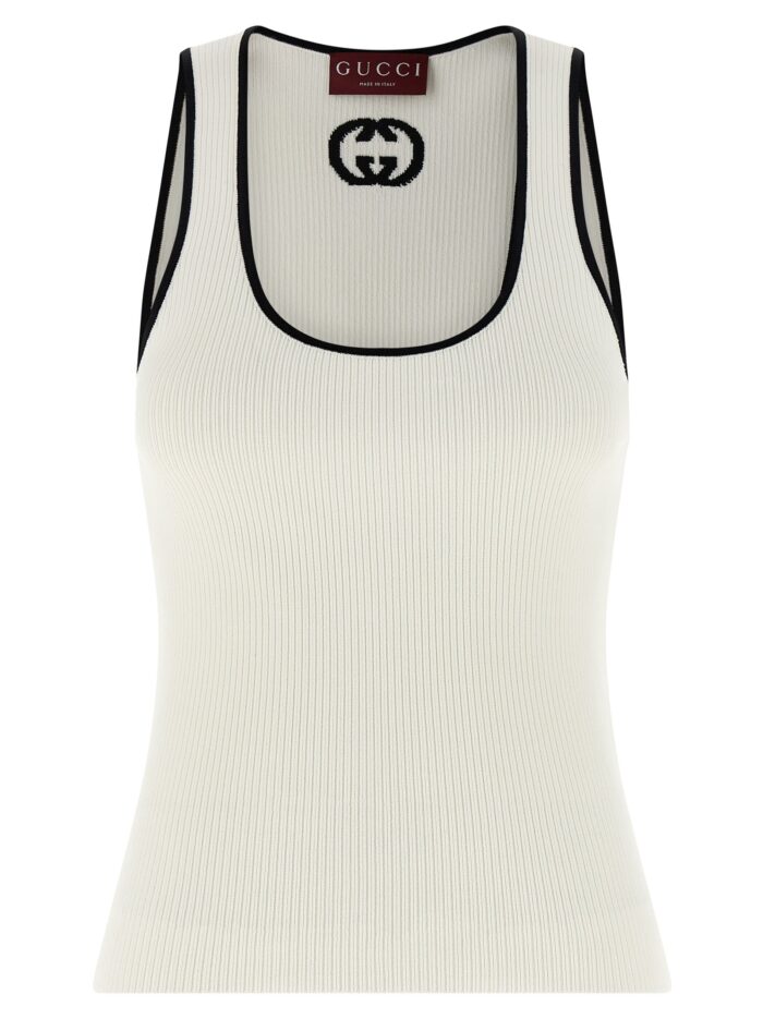 gucci 'incrocio gg' tank top Gucci 'Incrocio GG' Tank Top