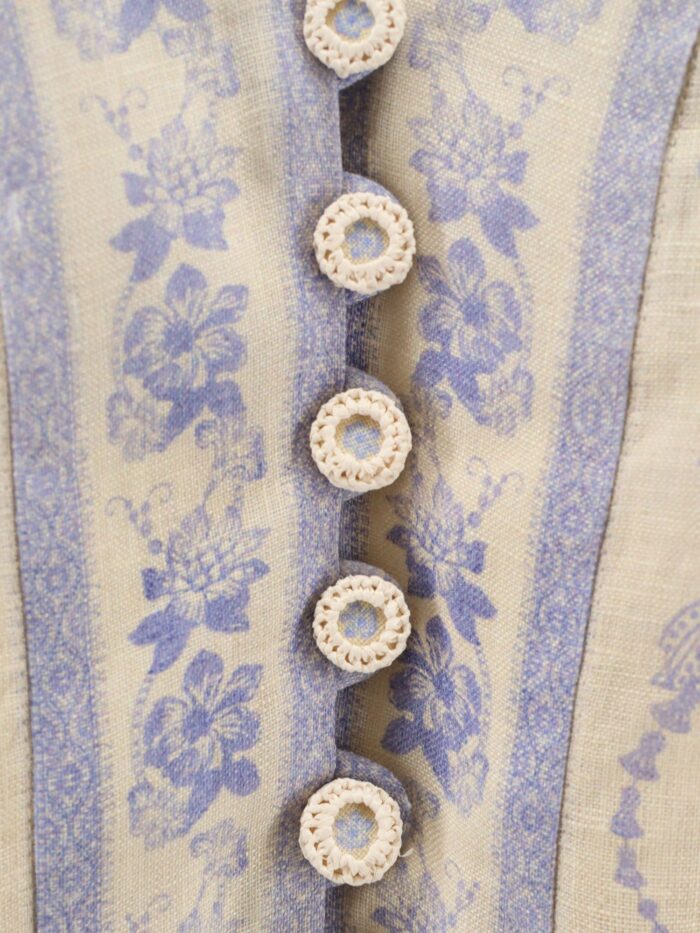 ZIMMERMANN Indra Printed Linen Dress