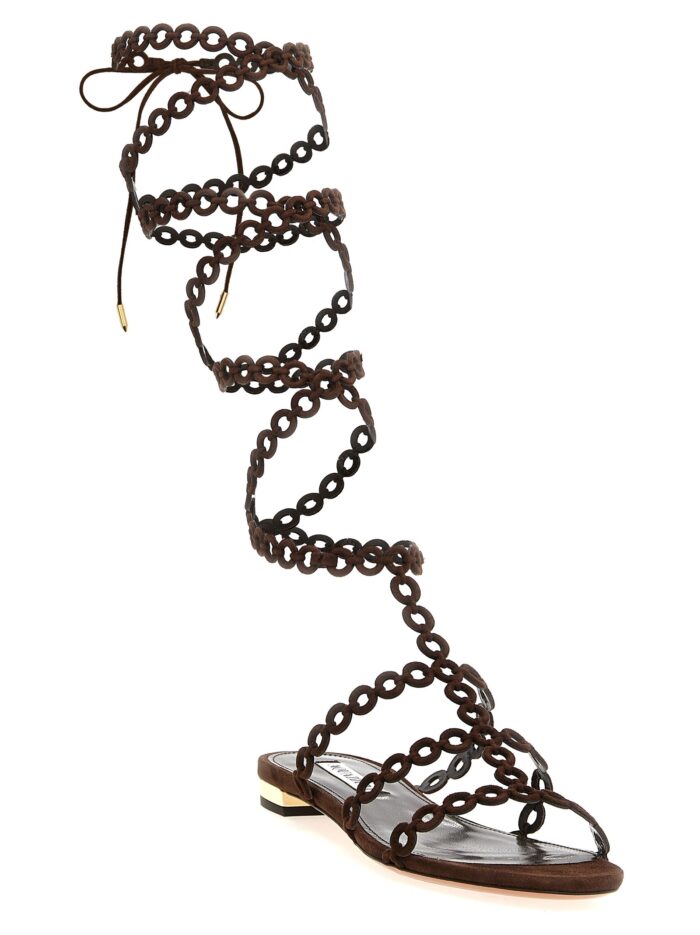 AQUAZZURA 'Infinity Chain Gladiator' Sandals