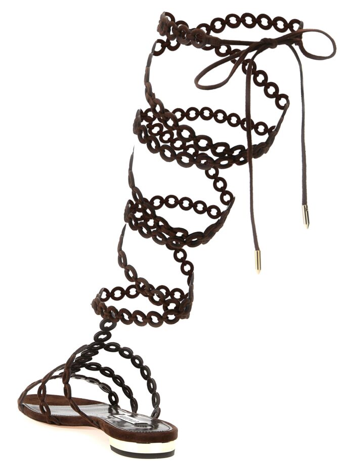 AQUAZZURA 'Infinity Chain Gladiator' Sandals