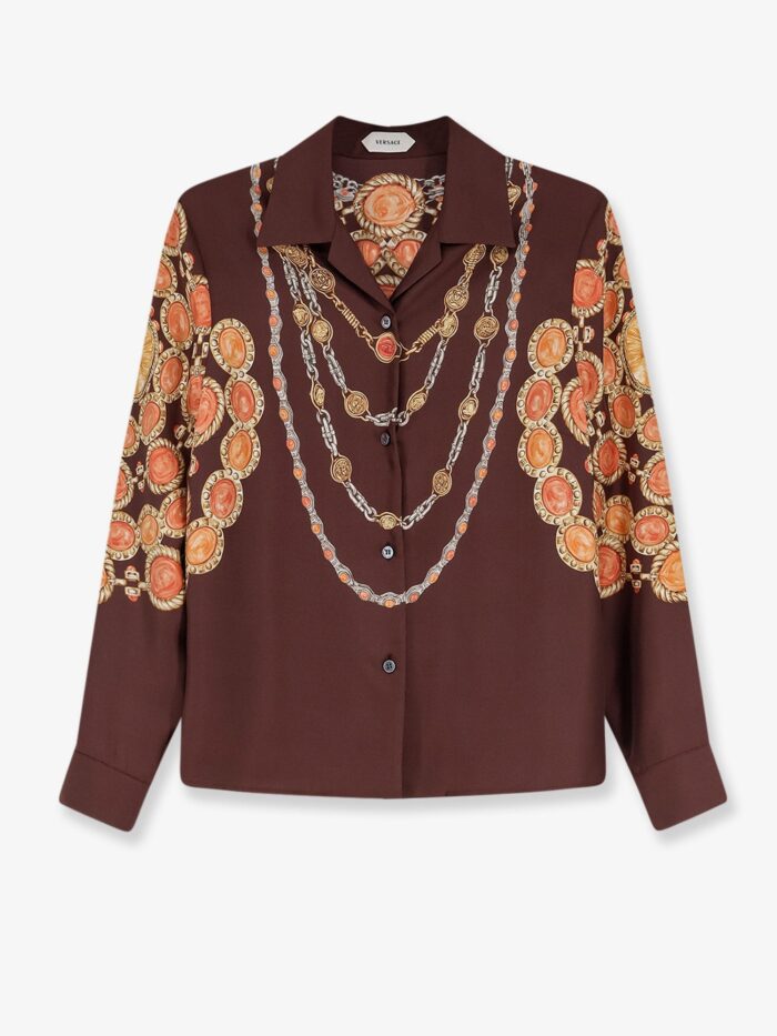 versace informal silk shirt Versace Informal Silk Shirt