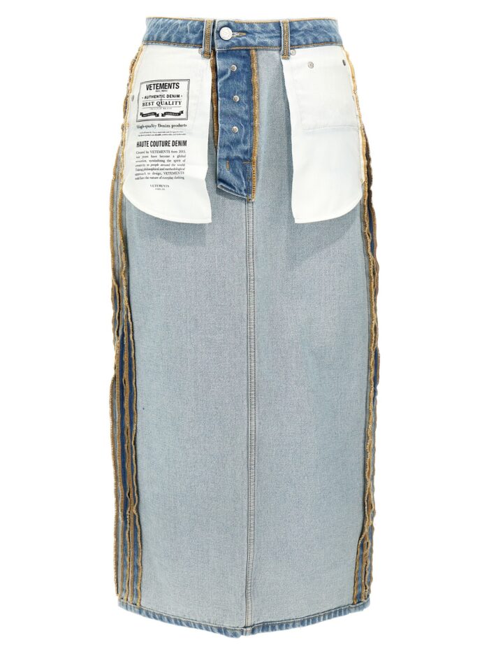 vetements 'inside out' skirt VETEMENTS 'Inside-Out' Skirt
