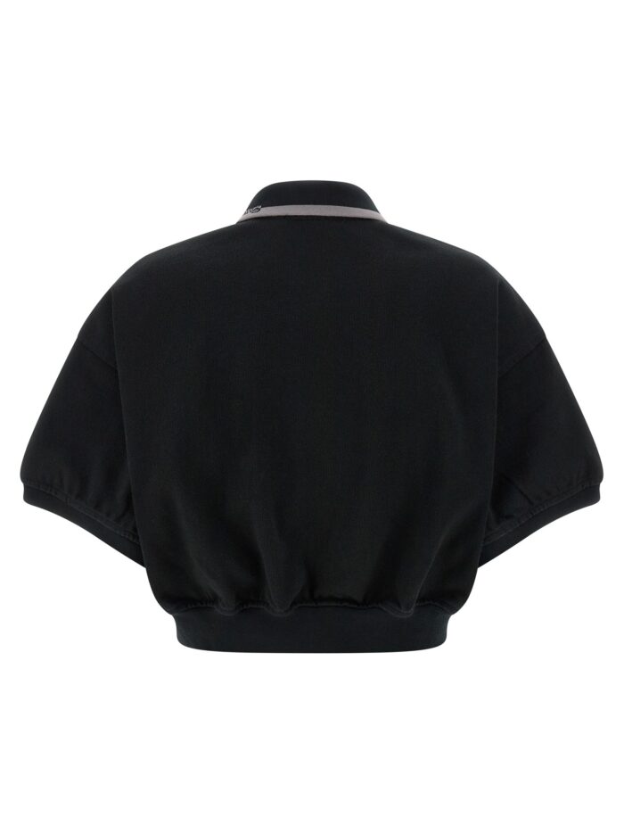 T BY ALEXANDER WANG Intarsia Collar Polo Shirt