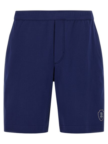 Brunello Cucinelli Interlock Cotton Bermuda Shorts