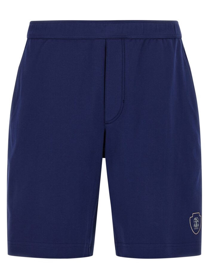 brunello cucinelli interlock cotton bermuda shorts Brunello Cucinelli Interlock Cotton Bermuda Shorts