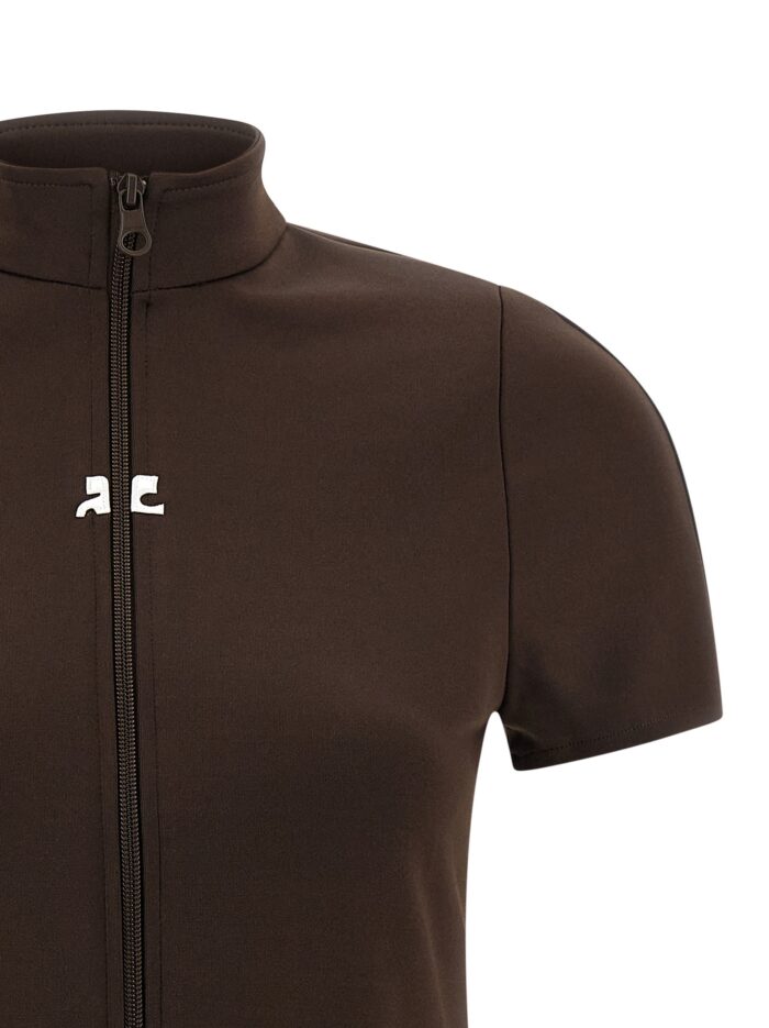 COURREGES 'Interlock Tracksuit Mini' Dress
