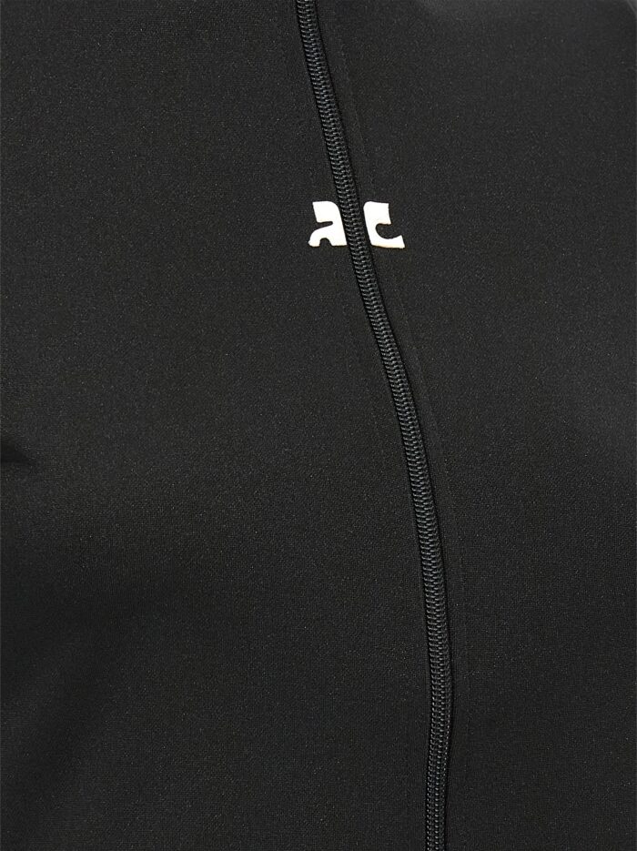 COURREGES 'Interlock Zipped' Top