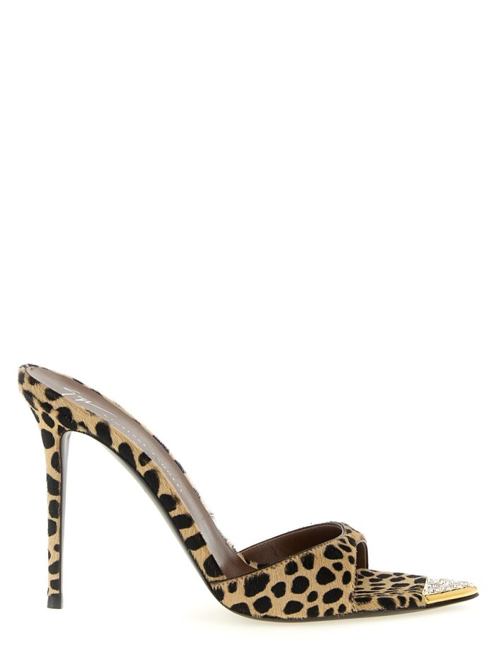 giuseppe zanotti 'intriigo savage' mules Giuseppe Zanotti 'Intriigo Savage' Mules