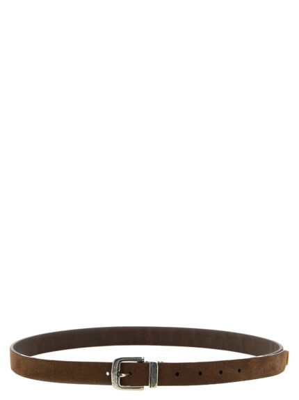 Brunello Cucinelli Inverted Leather Belt