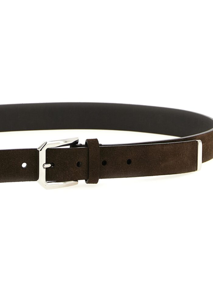 Brunello Cucinelli Inverted Leather Belt