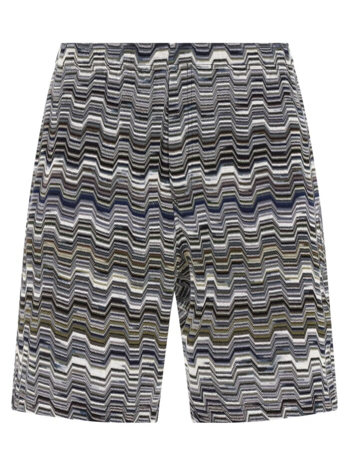 missoni irregular zigzag bermuda shorts Missoni Irregular Zigzag Bermuda Shorts