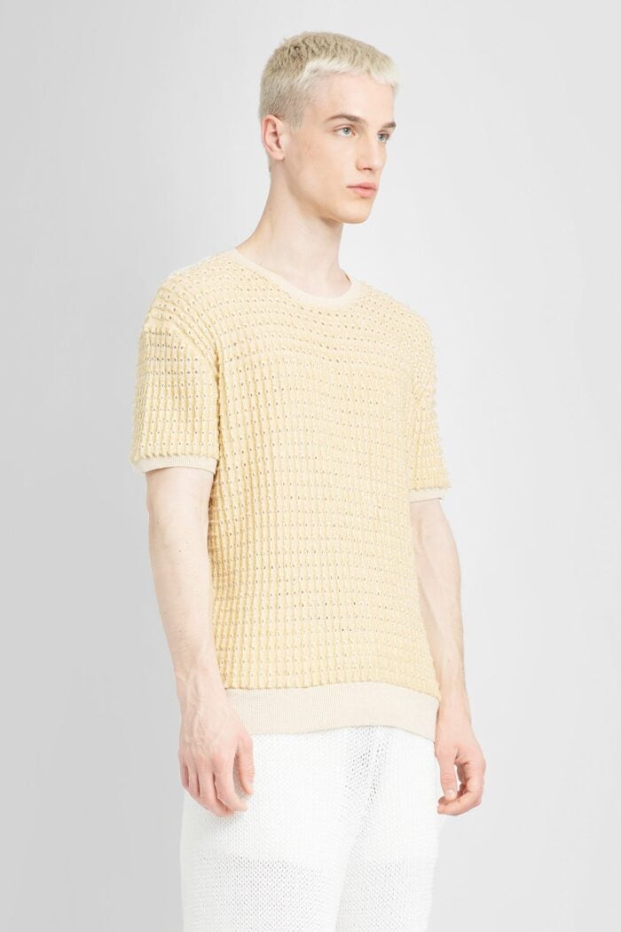 ISA BOULDER Openworks Knit T-shirt