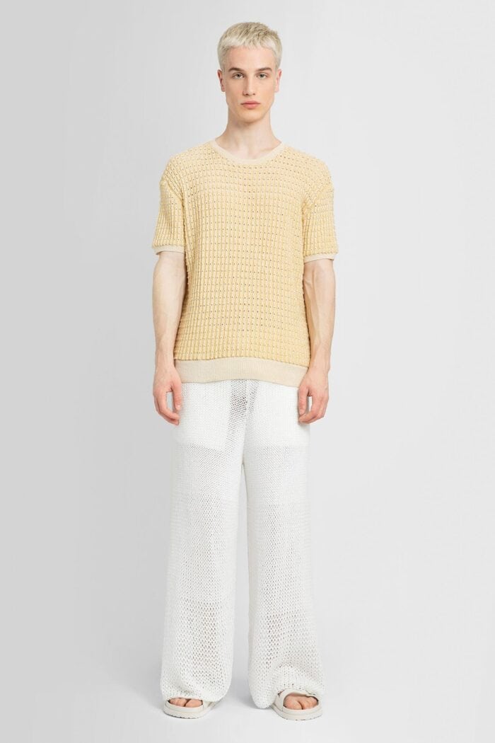 ISA BOULDER Openworks Knit T-shirt