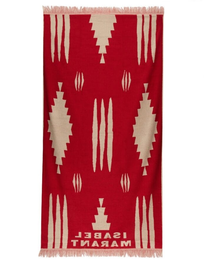 Isabel Marant BEACH TOWEL WITH LOGO