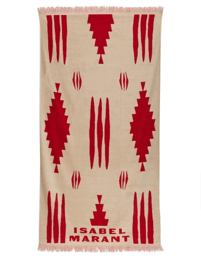Isabel Marant BEACH TOWEL WITH LOGO