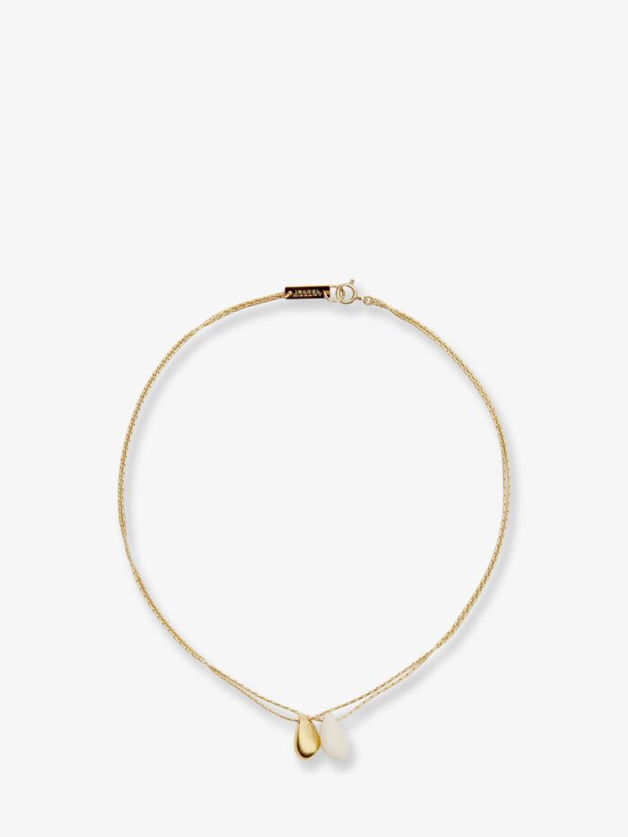 Isabel Marant Brass Necklace With Gold Finishes