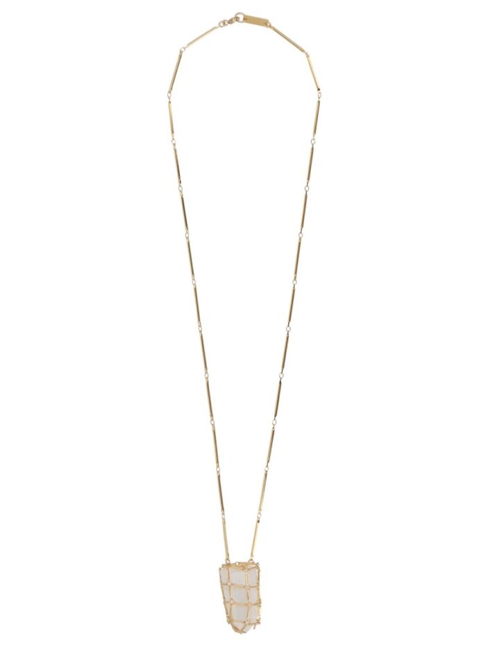 Isabel Marant COLLANA CON PENDENTE "ROCK CRYSTAL"
