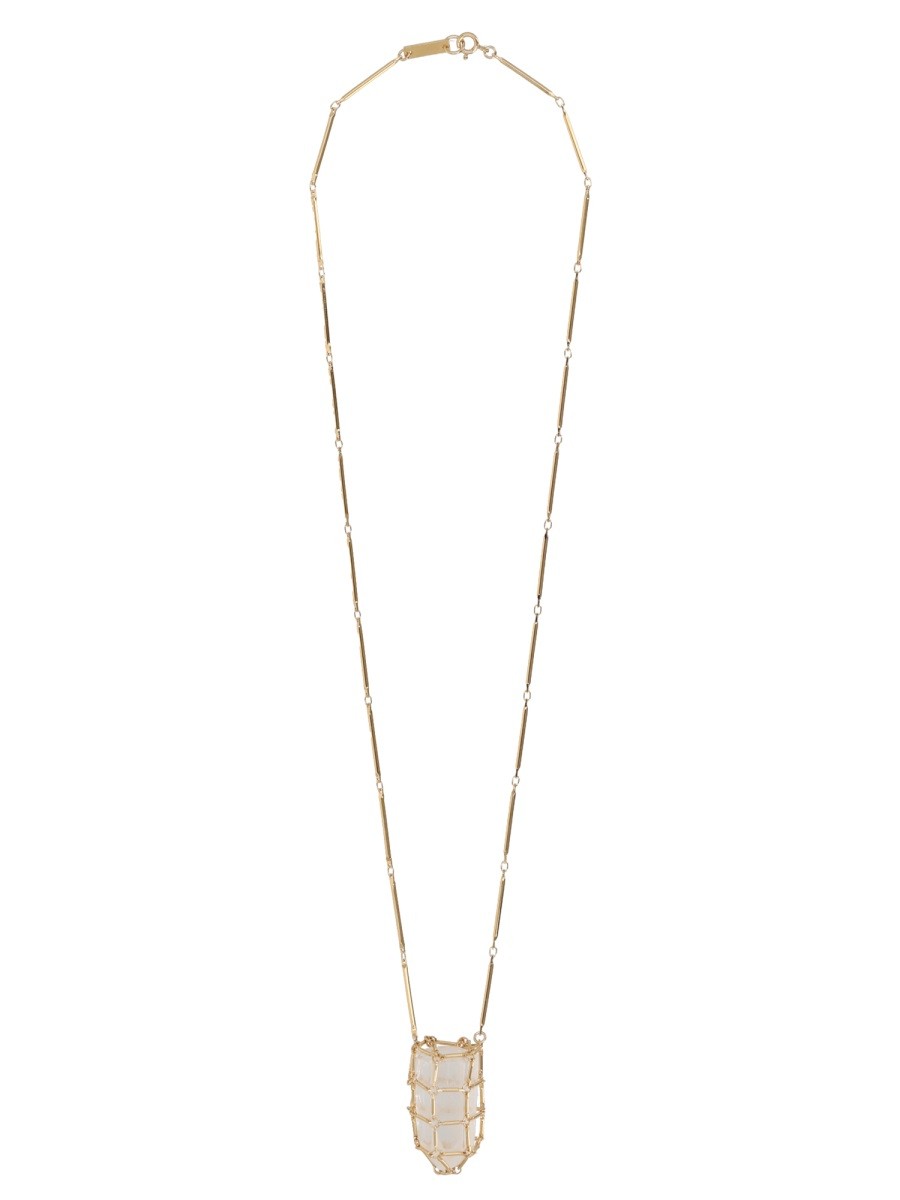 Isabel Marant COLLANA CON PENDENTE "ROCK CRYSTAL"