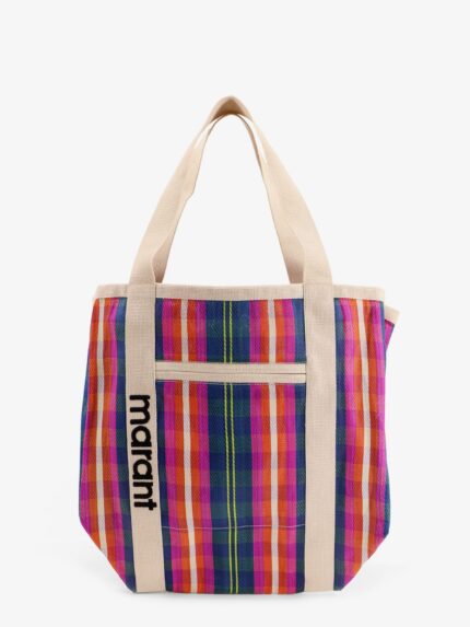Isabel Marant Darwen Nylon Shoulder Bag With Striped Pattern