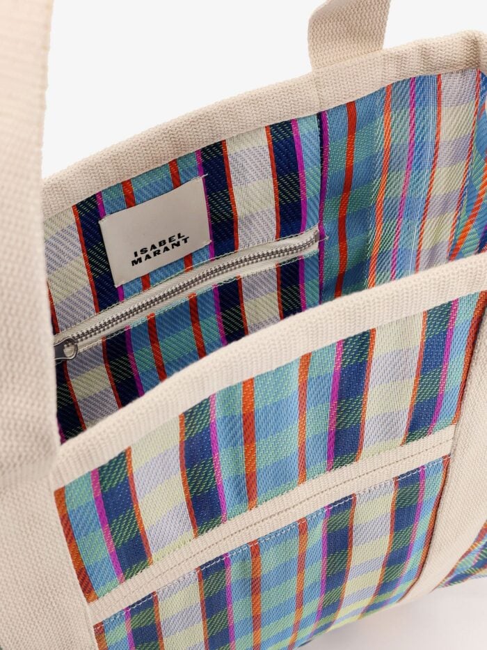 Isabel Marant Darwen Nylon Shoulder Bag With Striped Pattern