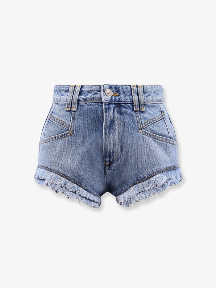 isabel marant eneidala denim shorts Isabel Marant Eneidala Denim Shorts