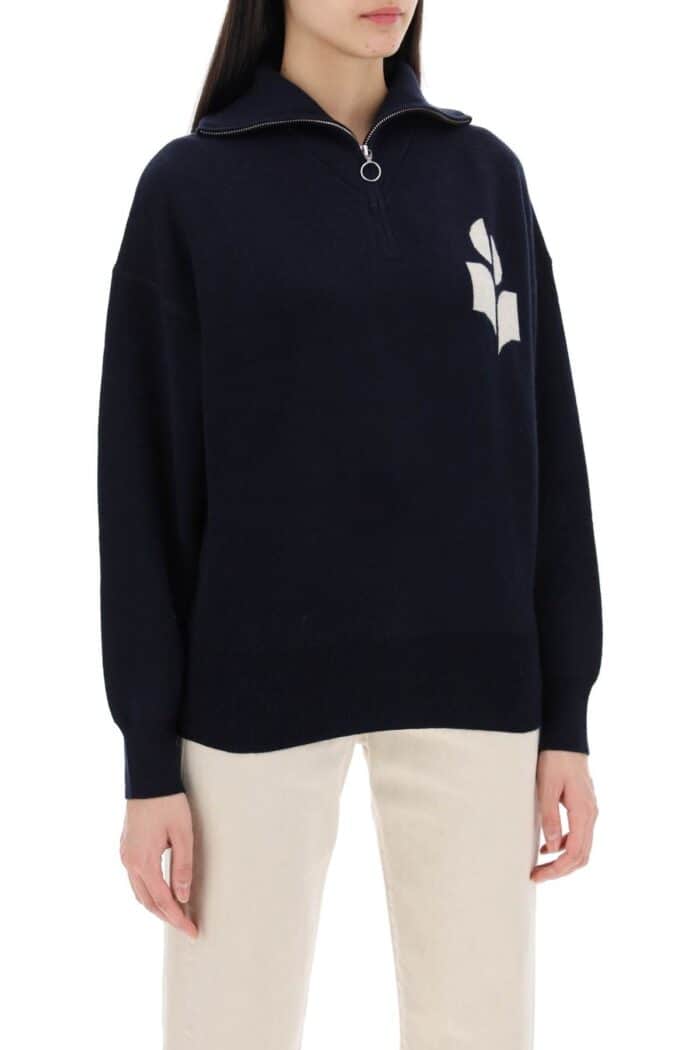 ISABEL MARANT ETOILE Azra Sweater With Jacquard  Logo