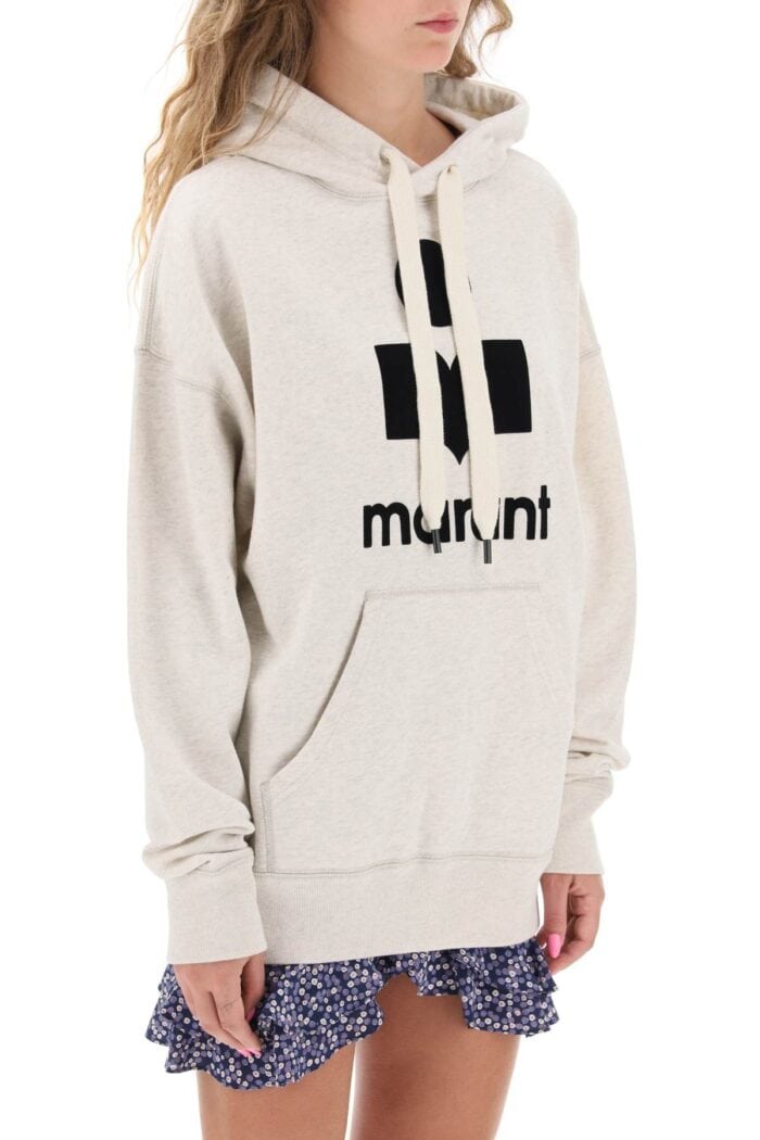 ISABEL MARANT ETOILE Mansel Hoodie With Flocked Logo