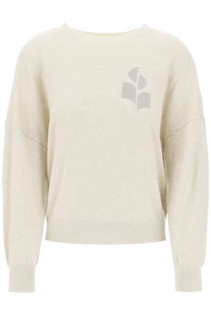 ISABEL MARANT ETOILE Marisans Sweater With Lurex Logo Intarsia