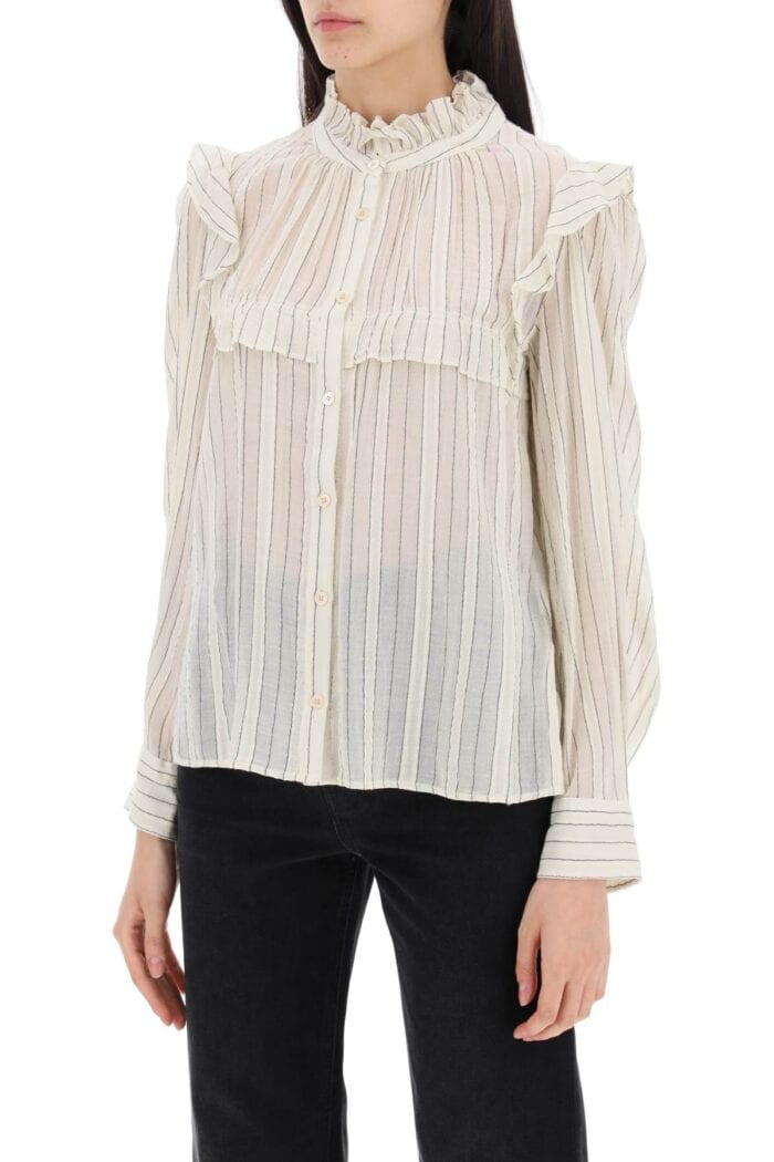 ISABEL MARANT ETOILE "striped Cotton Blouse By Id