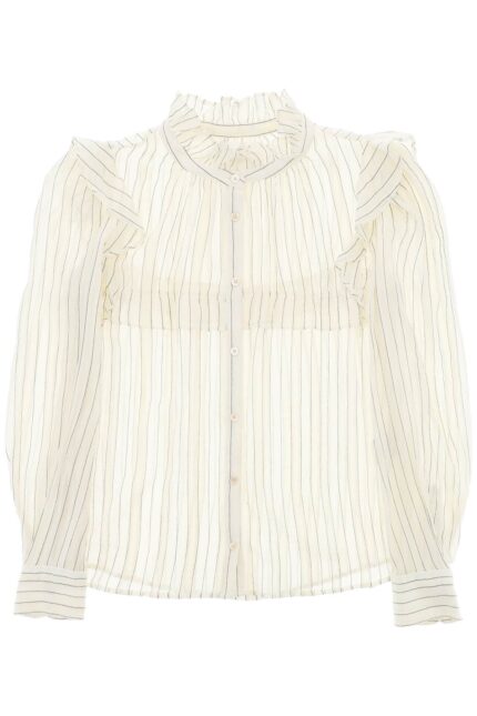 ISABEL MARANT ETOILE "striped Cotton Blouse By Id