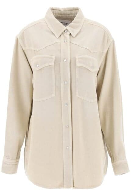 Isabel Marant Etoile 'tainami' Light Denim Shirt