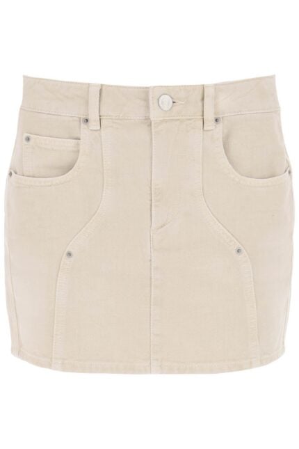 ISABEL MARANT ETOILE Vesna Denim Mini Skirt