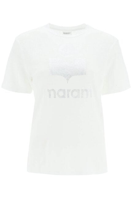 Isabel Marant Etoile 'zewel' T-shirt With Metallic Logo