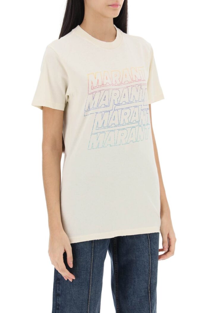 ISABEL MARANT ETOILE Zoeline T-shirt With Logo Print