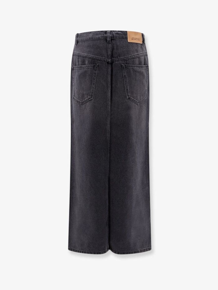 Isabel Marant Faharia Black Denim Skirt