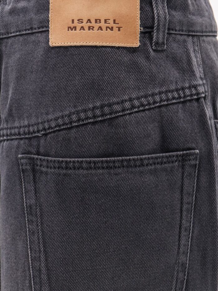 Isabel Marant Faharia Black Denim Skirt