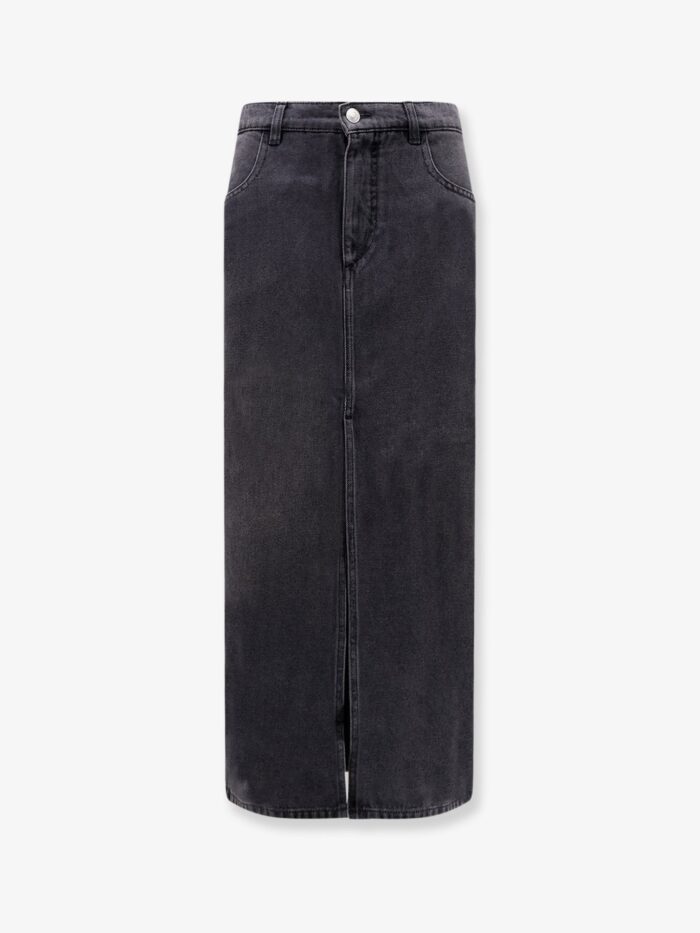 isabel marant faharia black denim skirt Isabel Marant Faharia Black Denim Skirt