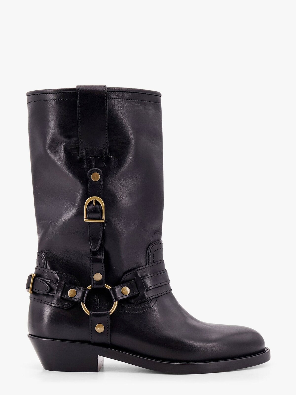 Isabel Marant Heiko Leather Boots With Straps