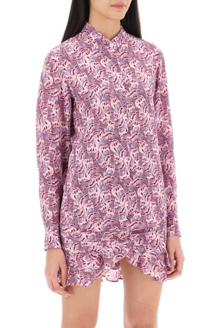 ISABEL MARANT Ilda Floral Georgette Shirt