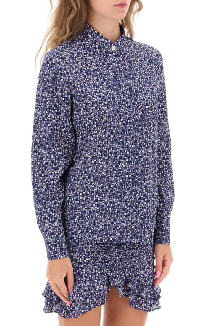 Isabel Marant Ilda Silk Shirt With Floral Print